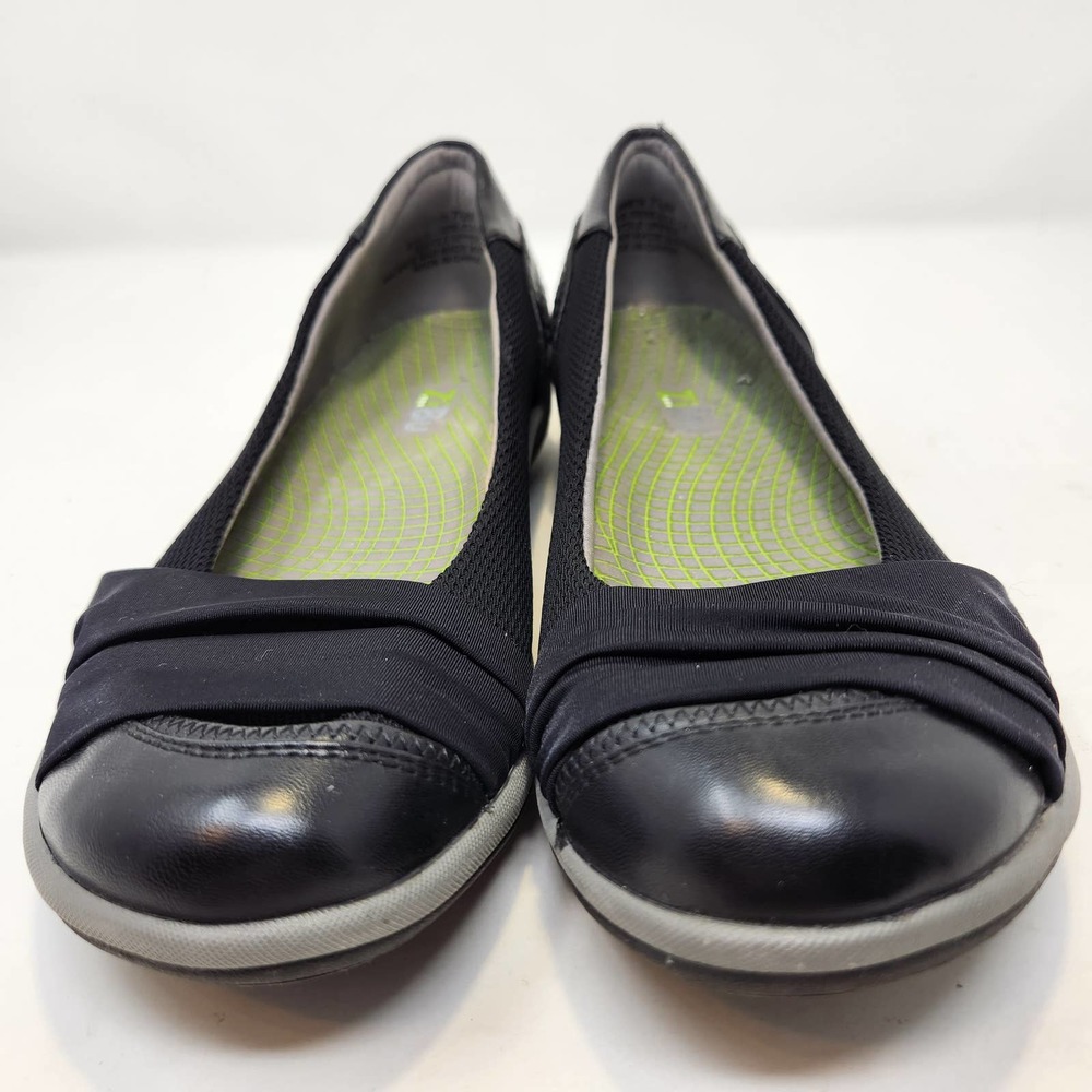 ZiBu Womens Janeta Black Slip On Comfort Flats 7.5 M Walking Arch Support Shoes - Picture 3 of 8